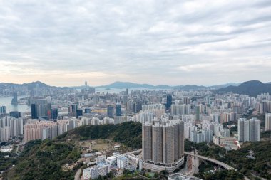 30 Ocak 2022 Shun Lee bölgesi Kwun Tong, Hong Kong