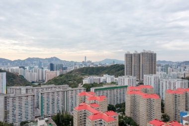 30 Ocak 2022 Shun Lee bölgesi Kwun Tong, Hong Kong