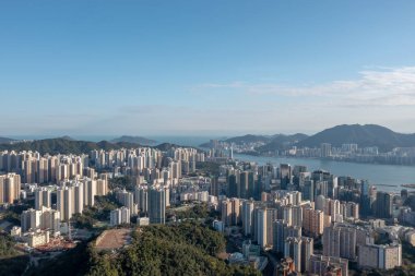 30 Ocak 2022 Kwun Tong Bölgesi yerleşim bölgesi, Hong Kong