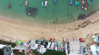 2 Şubat 2022. Stanley Main Beach, Hong Kong Adası..