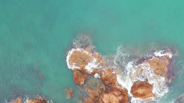 Feb 2022 Top View Stanley Back Beach Hong Kong Island — 비디오