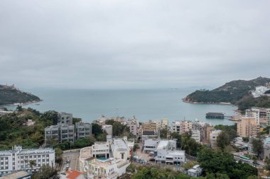 2 Şubat 2022 Stanley Körfezi, Hong Kong adasının güneyi. 