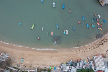 2 Şubat 2022 Stanley Main Beach, Güney Bölgesi, Hong Kong Adası.