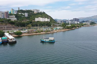 4 Şubat 2022 Sha Tin Hoi 'deki Ma Liu Shui İskelesi