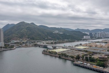 4 Şubat 2022 Hong Kong 'daki Sha Tin kanalizasyon arıtma tesisi