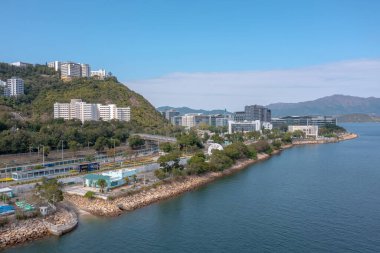 4 Şubat 2022 Sha Tin Hoi, Hong Kong manzarası