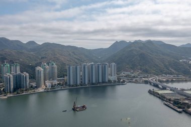 4 Şubat 2022 Sha Tin Hoi, Hong Kong manzarası