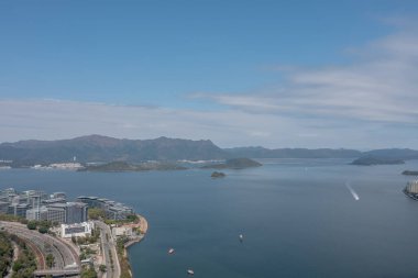 4 Şubat 2022 Sha Tin Hoi, Hong Kong manzarası