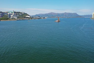 4 Şubat 2022 Sha Tin Hoi, Hong Kong manzarası