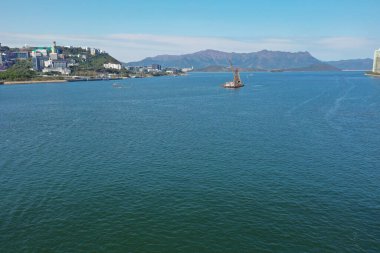 4 Şubat 2022 Sha Tin Hoi, Hong Kong manzarası