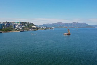 4 Şubat 2022 Sha Tin Hoi, Hong Kong manzarası