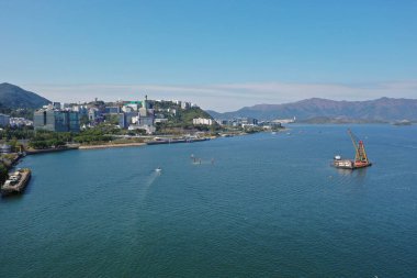 4 Şubat 2022 Sha Tin Hoi, Hong Kong manzarası