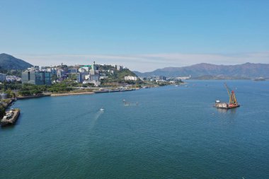 4 Şubat 2022 Sha Tin Hoi, Hong Kong manzarası