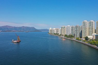 4 Şubat 2022 Sha Tin Hoi, Hong Kong manzarası