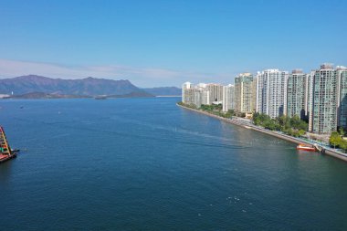 4 Şubat 2022 Sha Tin Hoi, Hong Kong manzarası