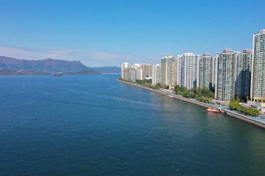 4 Şubat 2022 Sha Tin Hoi, Hong Kong manzarası