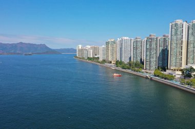 4 Şubat 2022 Sha Tin Hoi, Hong Kong manzarası