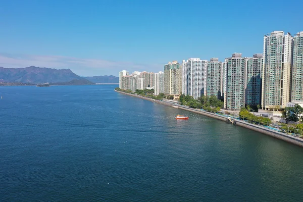 4 Şubat 2022 Sha Tin Hoi, Hong Kong manzarası