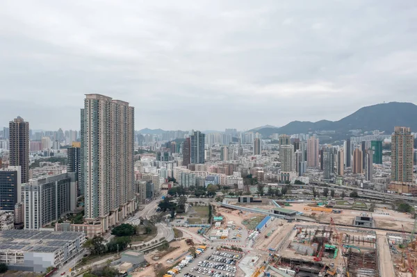 Лютого 2022 Житловий Район Тау Вай Хун Кон — стокове фото