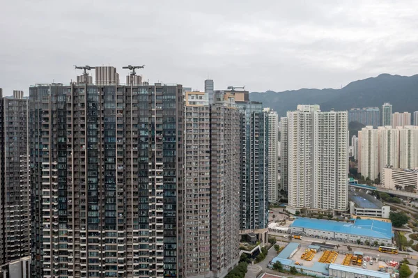 Şubat 2022 Kai Tak Kowloon Körfezi Manzarası — Stok fotoğraf