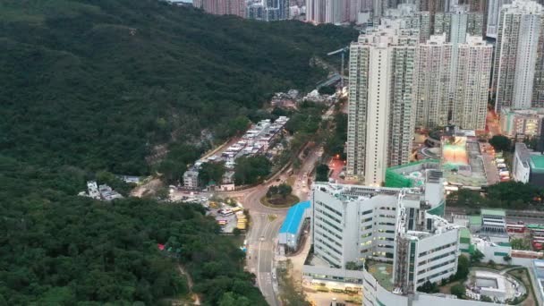 Února 2022 Tseung Kwan Pohled Shora Město Hongkong — Stock video