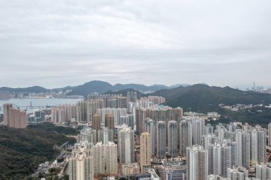 8 Şubat 2022 Tseung Kwan O, Hong Kong Hava Görüntüsü