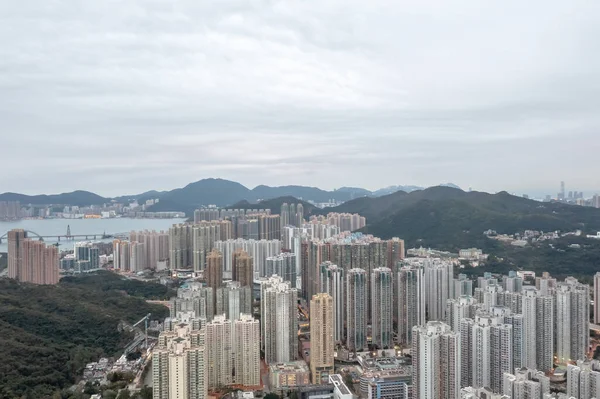 Feb 2022 Luftaufnahme Von Tseung Kwan Hongkong — Stockfoto
