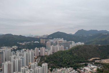 8 Şubat 2022 Tseung Kwan O, Hong Kong Hava Görüntüsü