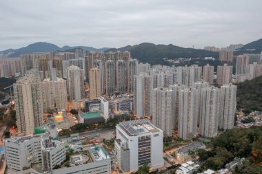 8 Şubat 2022 Tseung Kwan O, Hong Kong Hava Görüntüsü