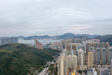 8 Şubat 2022 Tseung Kwan O, Hong Kong Hava Görüntüsü