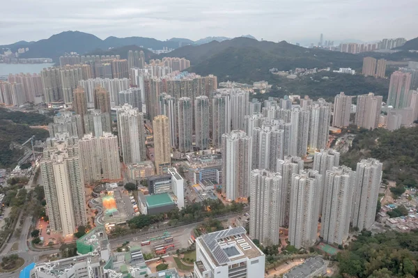 Feb 2022 Aerial View Tseung Kwan Hong Kong — 스톡 사진