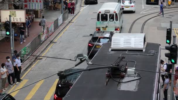 Temmuz 2021 Tong Shui Yolunun Sokak Manzarası Hong Kong — Stok video