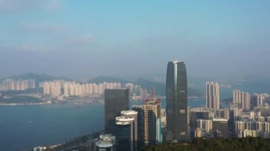 31 Aralık 2021 Doğu Hong Kong Adası: Kuzey noktası. Hong Kong.