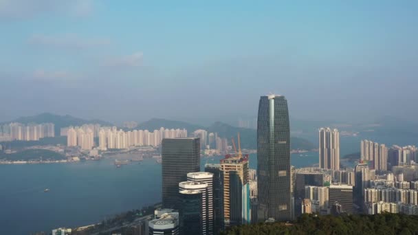 Aralık 2021 Doğu Hong Kong Adası Kuzey Noktası Hong Kong — Stok video