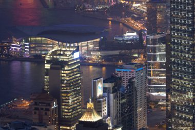  Ofis binasını gece kapatın, Hong Kong, 29 Eylül 2007
