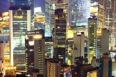  Ofis binasını gece kapatın, Hong Kong, 29 Eylül 2007