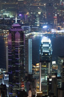  Ofis binasını gece kapatın, Hong Kong, 29 Eylül 2007