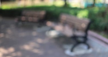 27 Şubat 2022 Park 'taki boş banklar.