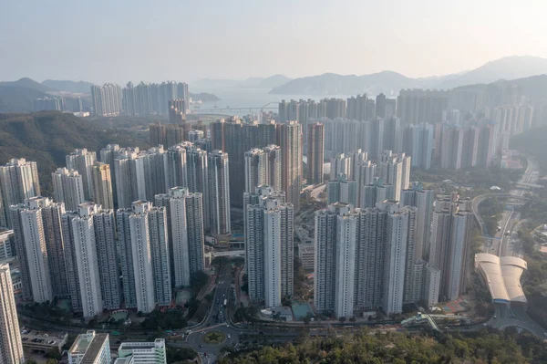 Fev 2022 Distrito Residencial Hang Hau Hong Kong — Fotografia de Stock