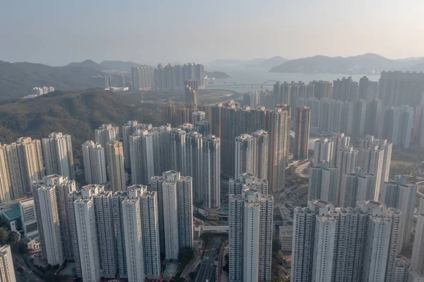 Φεβ 2022 Κατοικημένη Περιοχή Στο Hang Hau Χονγκ Κονγκ — Φωτογραφία Αρχείου