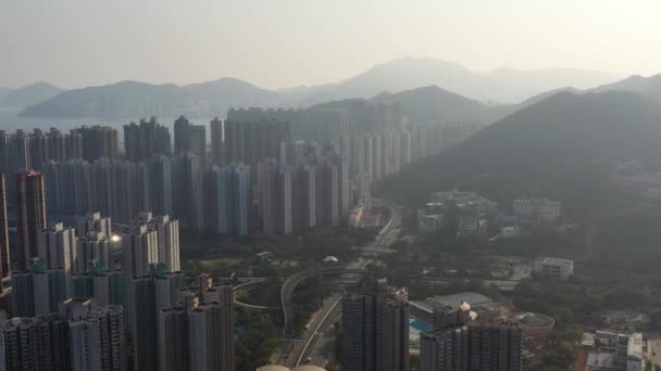 Février 2022 Paysage Rue Shun Road Tko Hong Kong — Video