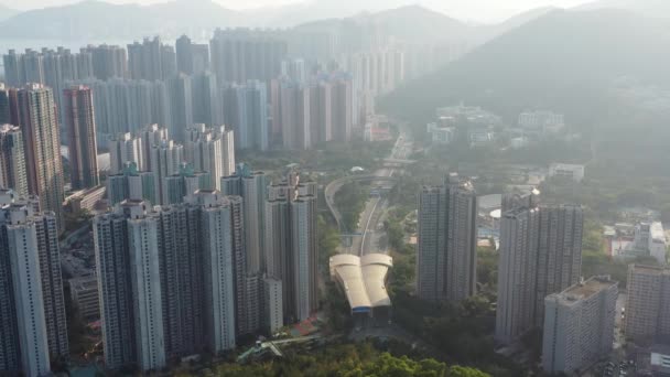 Fev 2022 Rua Shun Road Tko Hong Kong — Vídeo de Stock