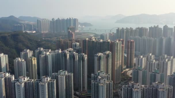 Φεβ 2022 Τοπίο Του Hang Hau Hong Kong — Αρχείο Βίντεο
