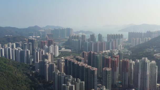 Φεβ 2022 Πολυκατοικίες Κατοικίες Tko Hong Kong — Αρχείο Βίντεο