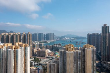 27 Şubat 2022 Tseung Kwan O, Hong Kong 'da ikamet alanı.