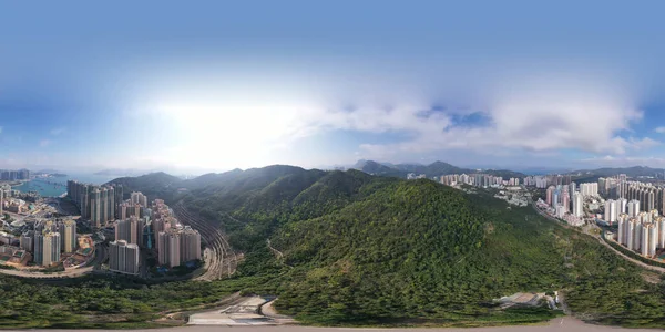 Feb 2022 Vista Aérea Ciudad Hong Kong Tseung Kwan —  Fotos de Stock