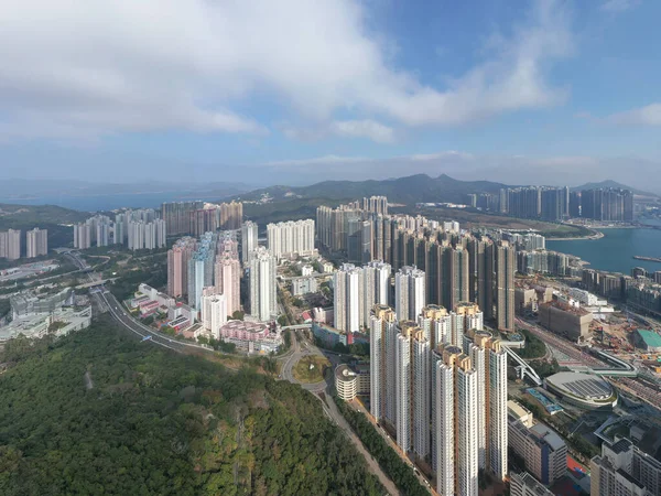 Şubat 2022 Tseung Kwan Yüksek Binalı Apartman Blokları — Stok fotoğraf