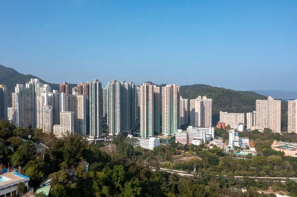 Fev 2022 Área Residencial Lam Hong Kong — Fotografia de Stock