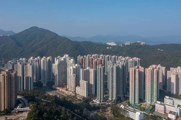 27 Şubat 2022 Po Lam, Hong Kong 'da ikamet alanı. 