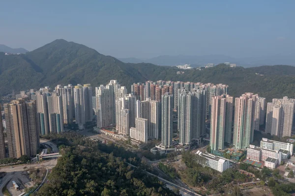 Fev 2022 Área Residencial Lam Hong Kong — Fotografia de Stock